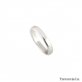 Tiffany & Co Lucida Wedding Band in Platinum